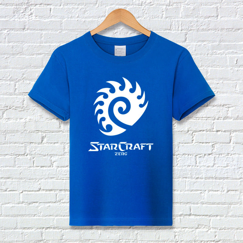 Gaming Summer T-Shirt with Bug, Human, and God Logos