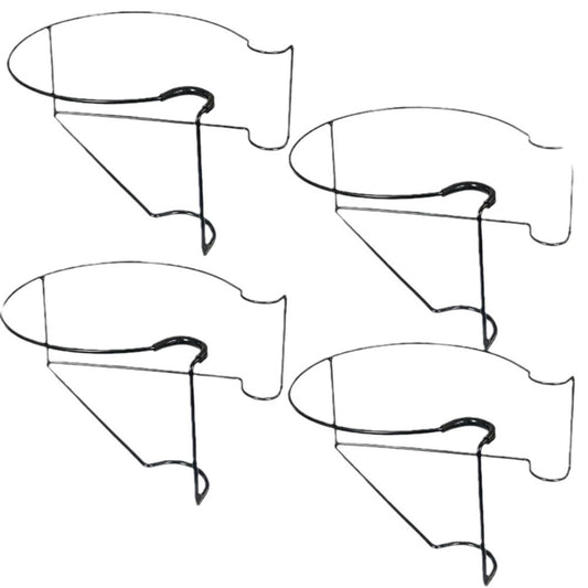 Floating Garden Railing Planter Shelf with Hooks