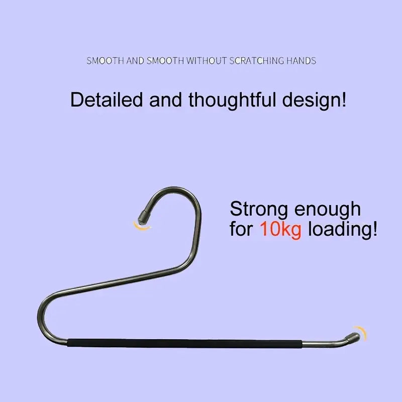 10pcs Multi-functional Solid Non-marking Trouser Racks