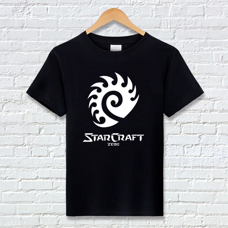 Gaming Summer T-Shirt with Bug, Human, and God Logos