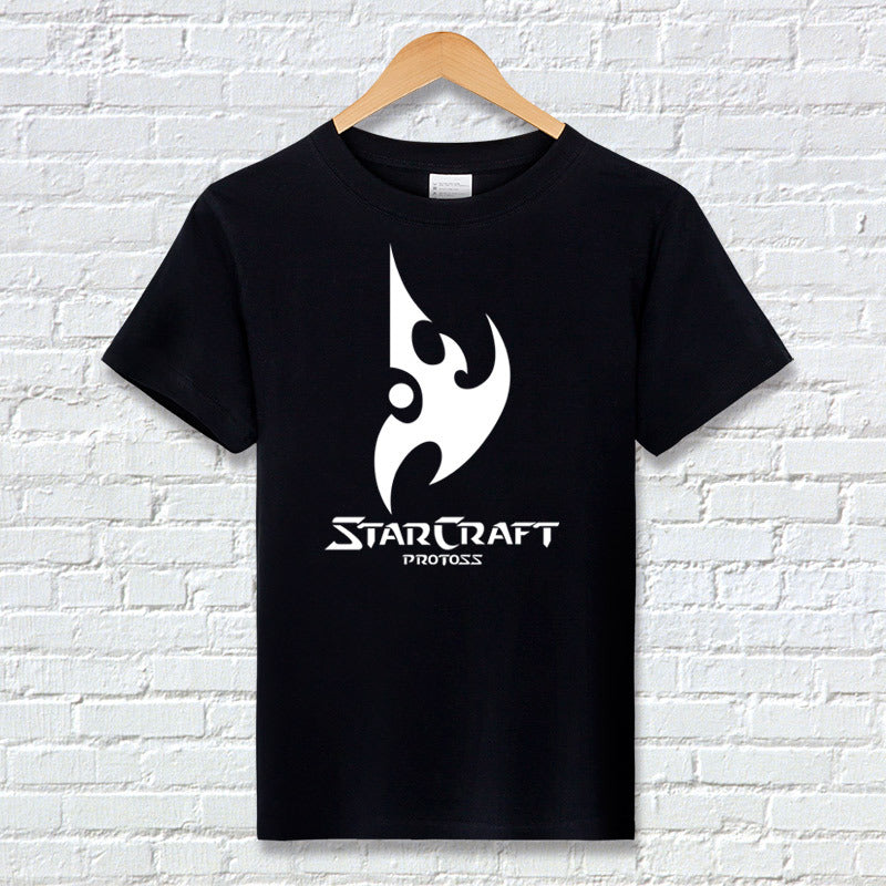 Gaming Summer T-Shirt with Bug, Human, and God Logos