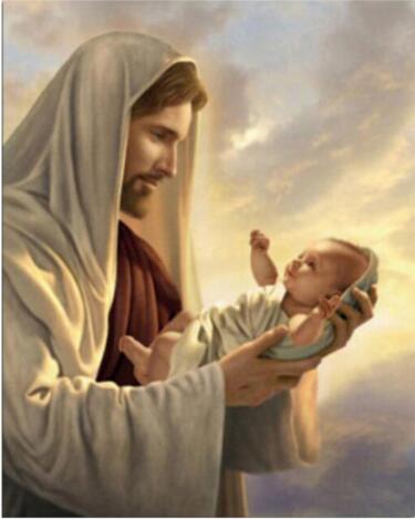 Complete Diamond Painting of Jesus Christ Decor