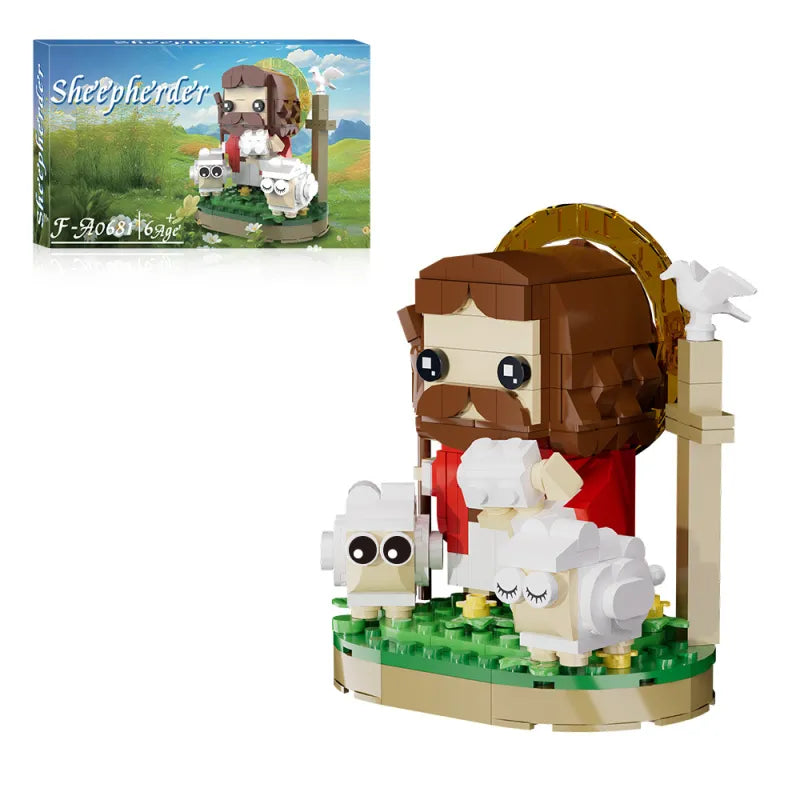 Christianity God Shepherd Building Block