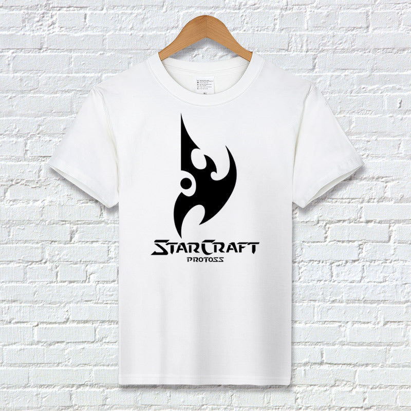 Gaming Summer T-Shirt with Bug, Human, and God Logos