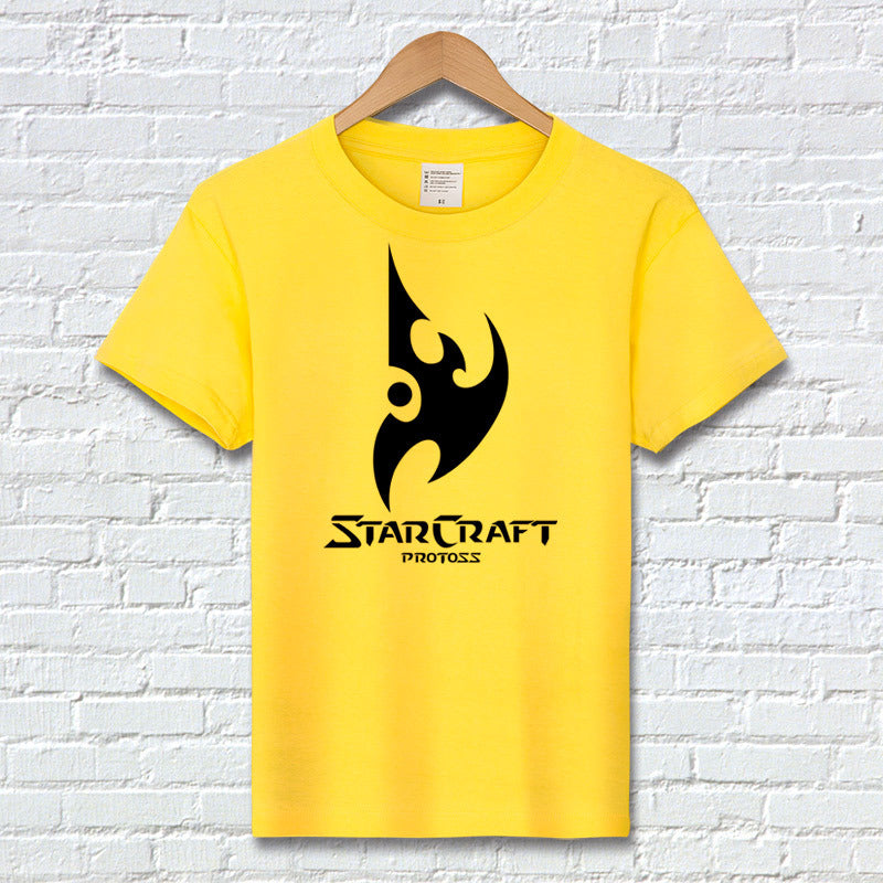 Gaming Summer T-Shirt with Bug, Human, and God Logos
