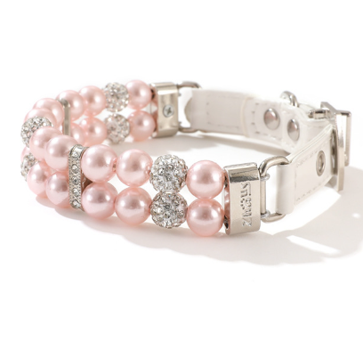 Pearl Collar and Leash Set for Pets