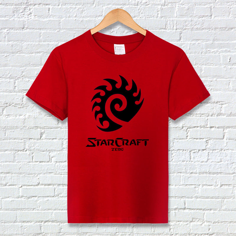 Gaming Summer T-Shirt with Bug, Human, and God Logos