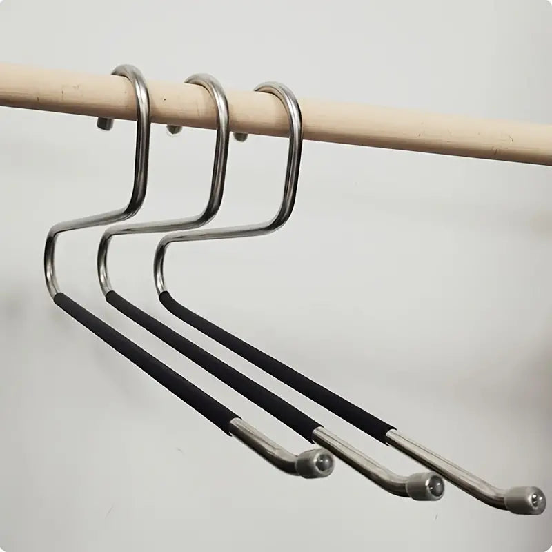 10pcs Multi-functional Solid Non-marking Trouser Racks