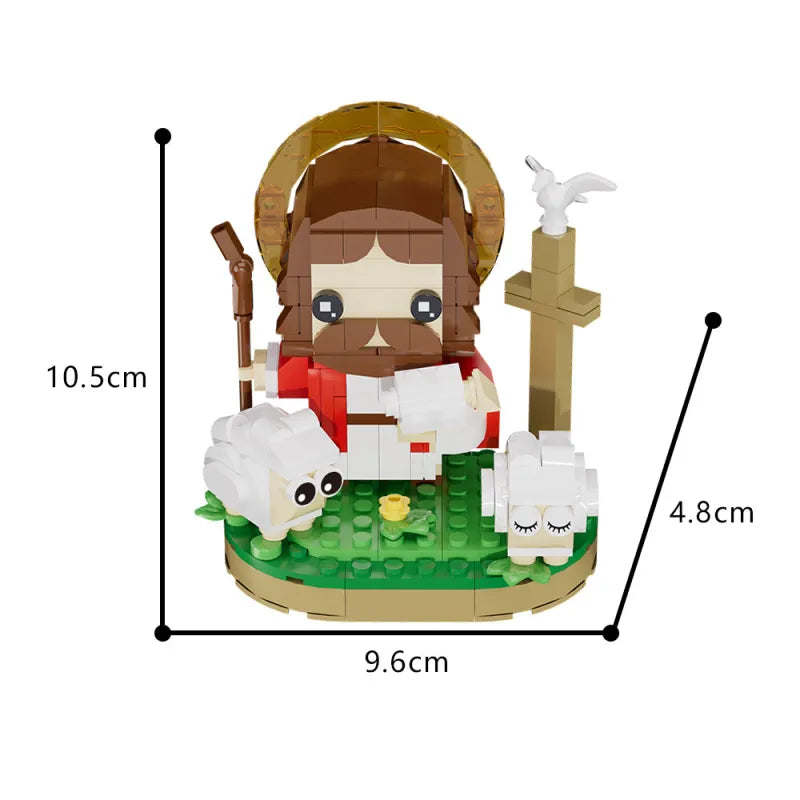 Christianity God Shepherd Building Block