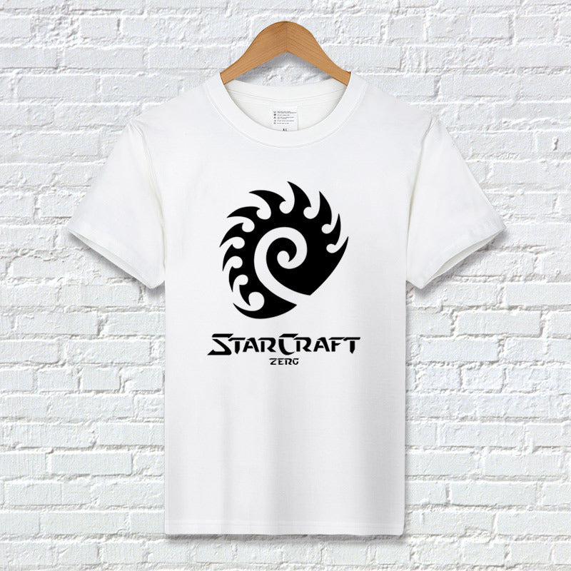Gaming Summer T-Shirt with Bug, Human, and God Logos