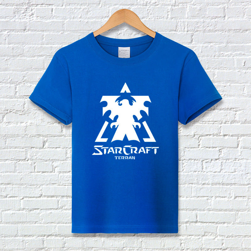 Gaming Summer T-Shirt with Bug, Human, and God Logos