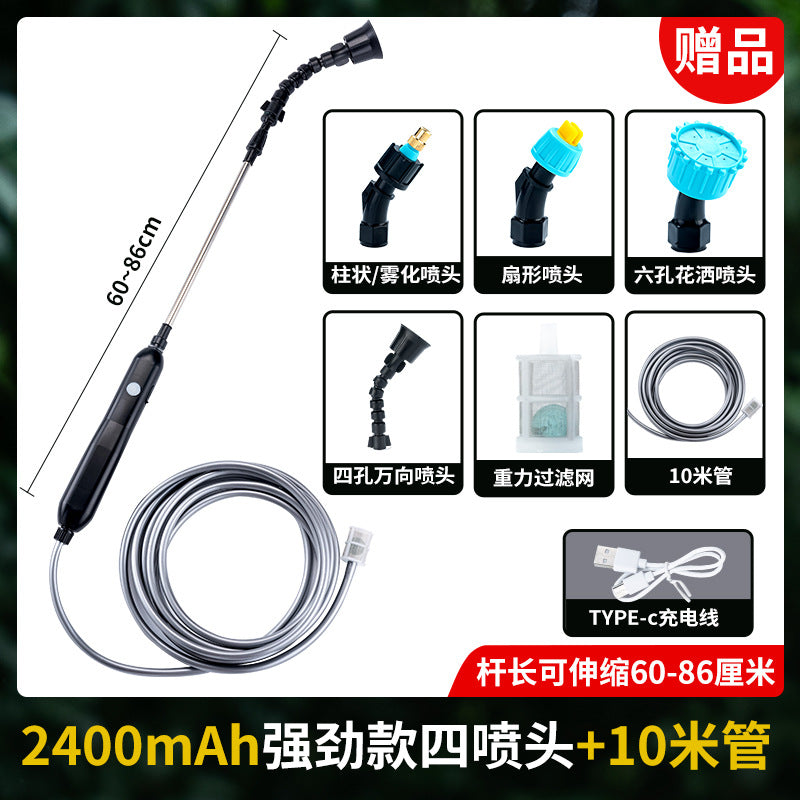 Electric Pressure Sprayer for Gardening and Disinfection