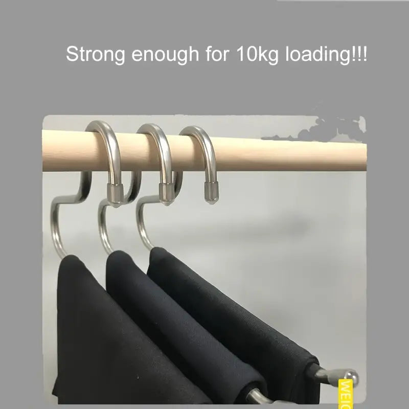 10pcs Multi-functional Solid Non-marking Trouser Racks