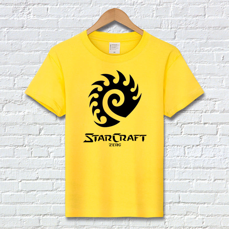 Gaming Summer T-Shirt with Bug, Human, and God Logos